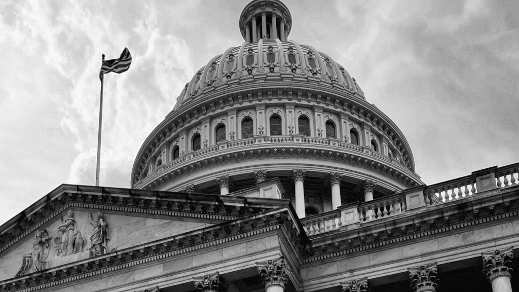 Close up of capitol building